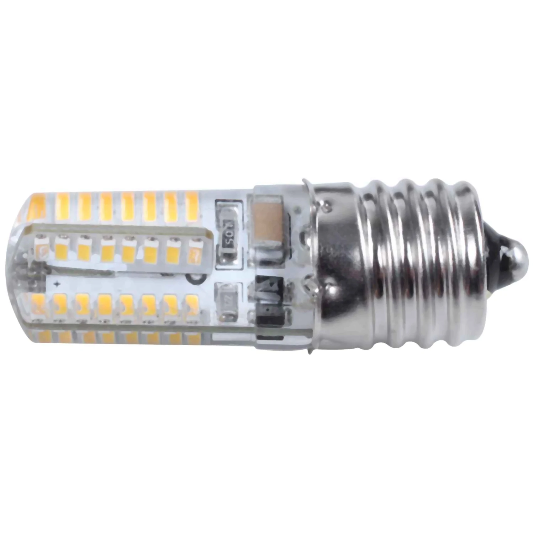 LICE-3X E17 المقبس 5W 64 LED المصباح الكهربي 3014 SMD ضوء دافئ أبيض AC 110V-220V