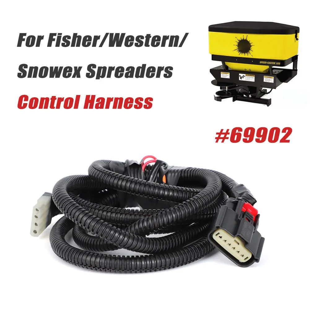 For Fisher/Western/Snowex Spreaders Fleetflex Control Harness Replacement Part 69902 Harness Accessories