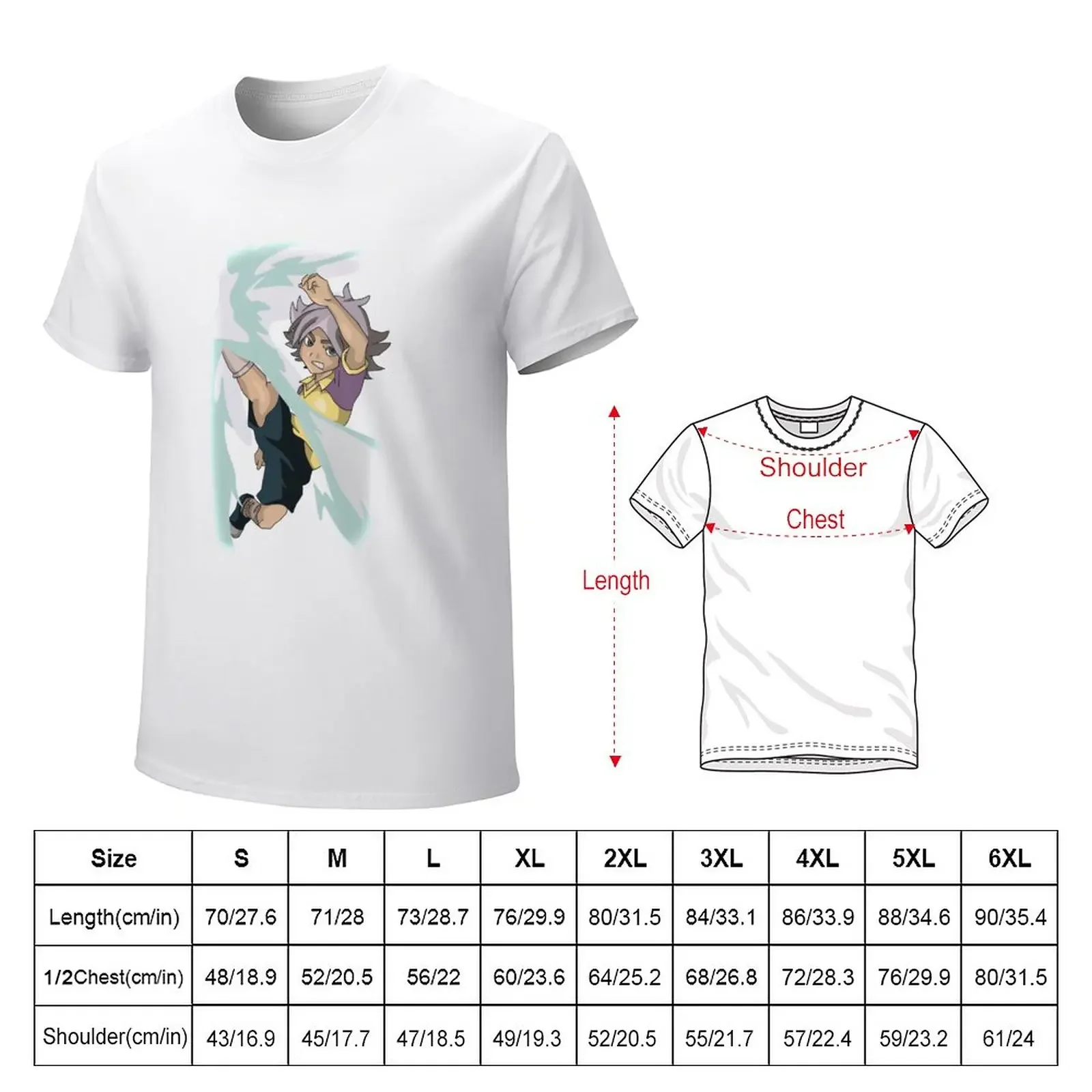 Shawn Frost [Inazuma Eleven] T-Shirt funnys customs designer t shirt men summer tops blanks mens graphic t-shirts funny