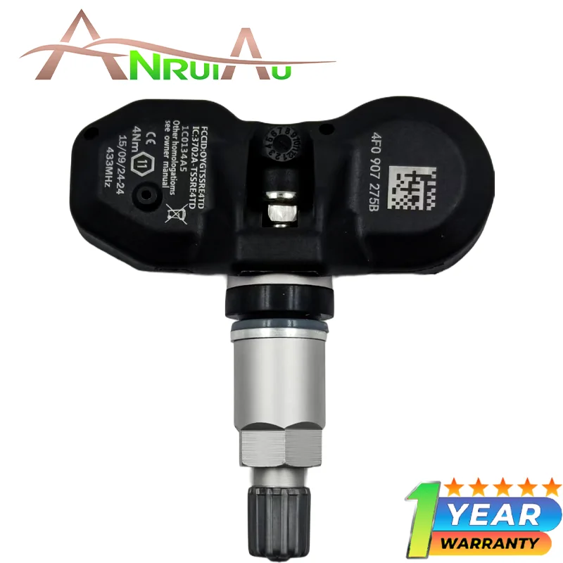 مستشعر TPMS جديد 433 ميجا هرتز متوافق مع أستون مارتن رابيد 2010 V8 فانتاج 2010-2017 V12 فانتاج 2015-2017 4F0907275 #3