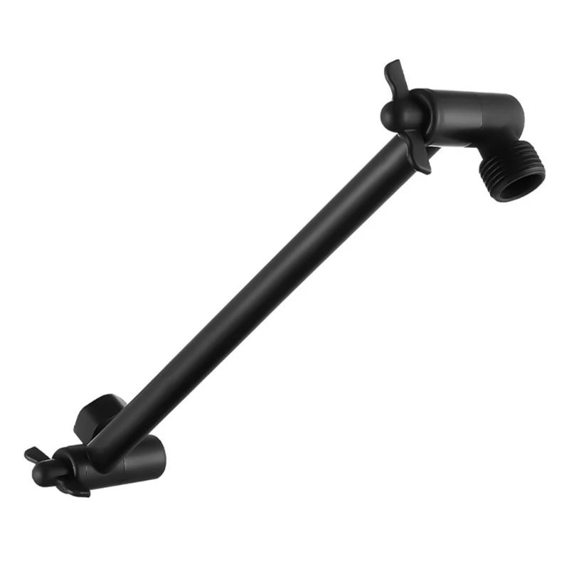 Flexible Shower Arm Steel Shower Head Rod Adjustment Shower Arm Extendable Shower Arm Suitable for Different Users
