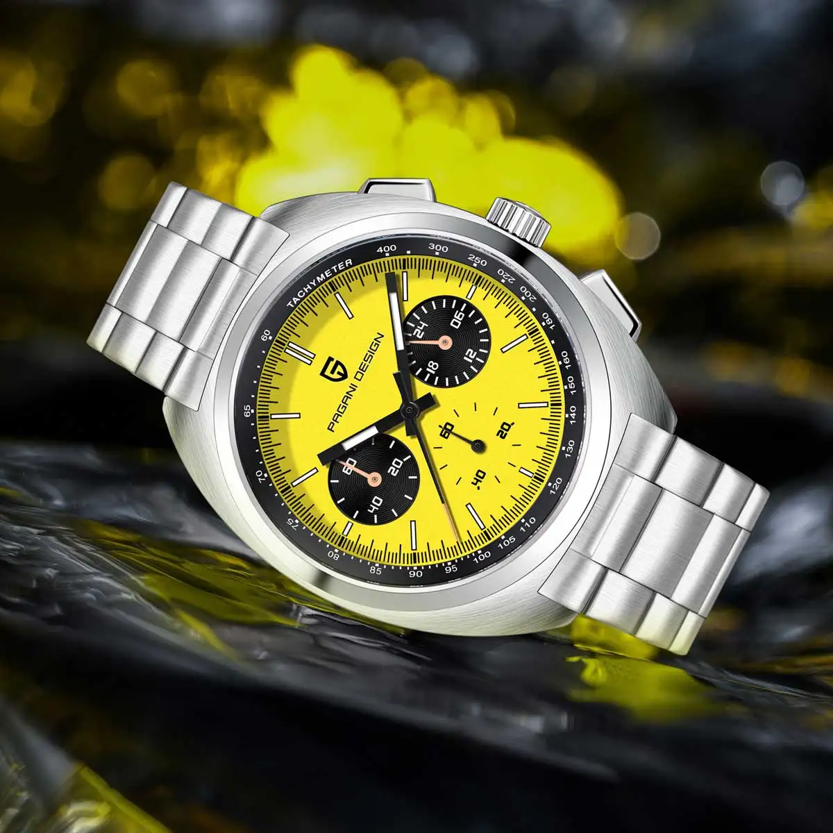 

PAGANI DESIGN Men's Sport Chronograph Racing Car Watches Quartz Watch For Men Sapphire crystal 100M Waterproof Wrist watch Men