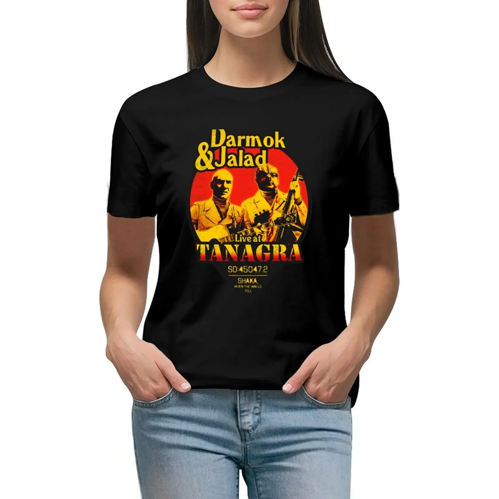 

Darmok and Jalad At Tanagra T-Shirt quick drying funnys graphics workout shirts for Women