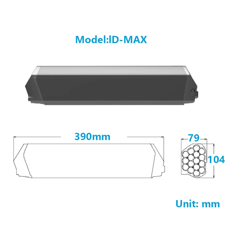 Reention Dorado Max-390mm pack 36V 15Ah 21Ah 48V 10Ah 14Ah For NCM Moscow Fafrees F100 IGo M29r DEHAWK i5 Ebike Batteries