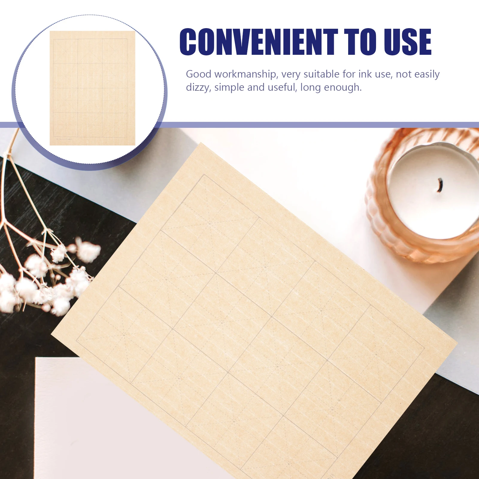 High Quality Calligraphy Chinese Rice Paper Xuan Paper Retro Practical Beginners Letter Writing Stationery Thickened Smooth No