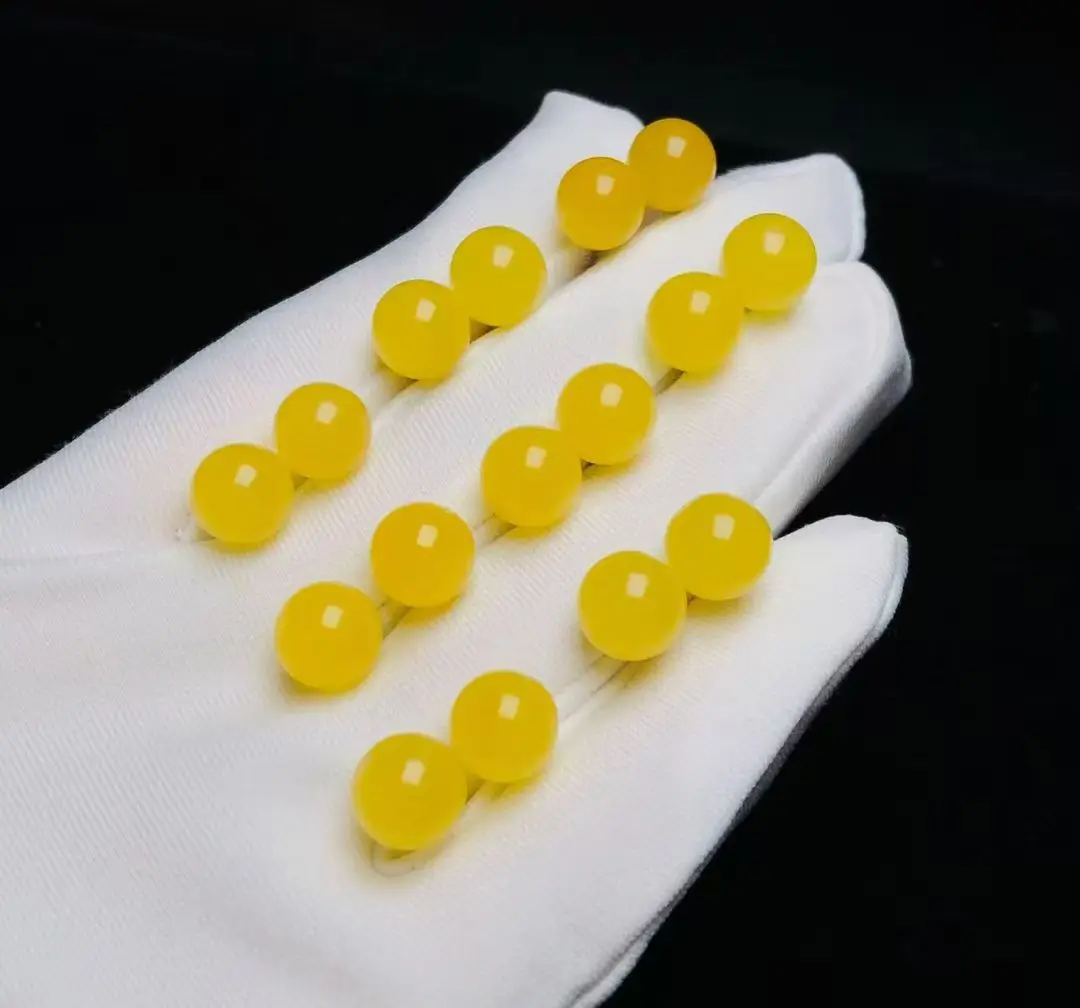 Women's AmberStudEarrings9mm Round Sterling Silver Natural Baltic Amber Romantic Love Gift for Her Valentine Anniversary Jewelry