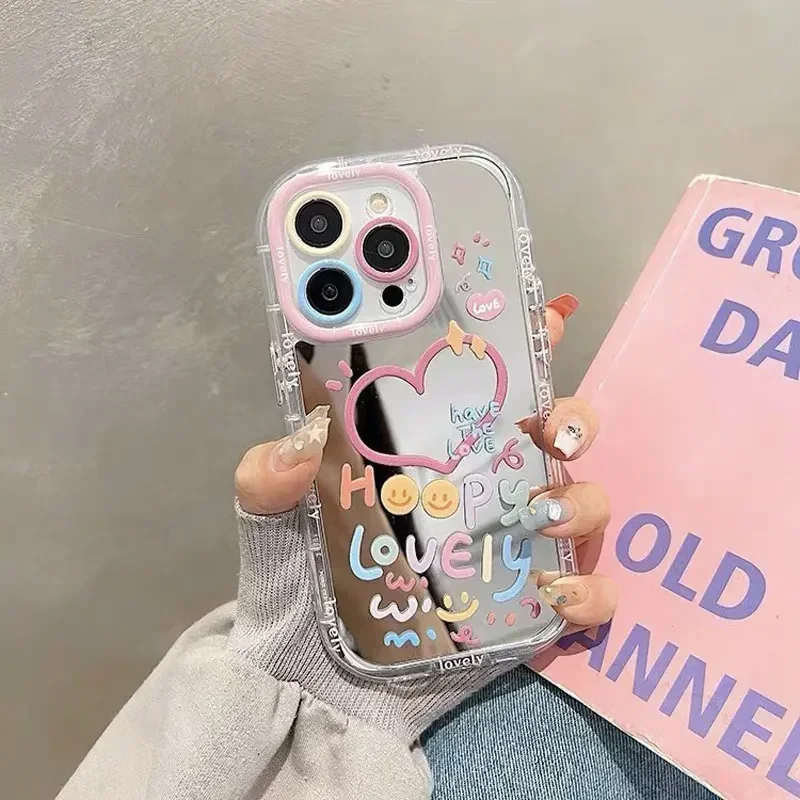 

Makeup Mirror Phone Case Phone Case For iPhone11 12 13 14 15 Pro Max X XS XR 7 8 Plus Case Cover Soft Silicone Shockproof