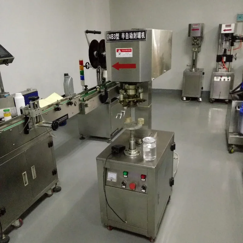 

seamer-machine Semi-automatic seamer aluminum beer tin can sealer sealing machine for canning