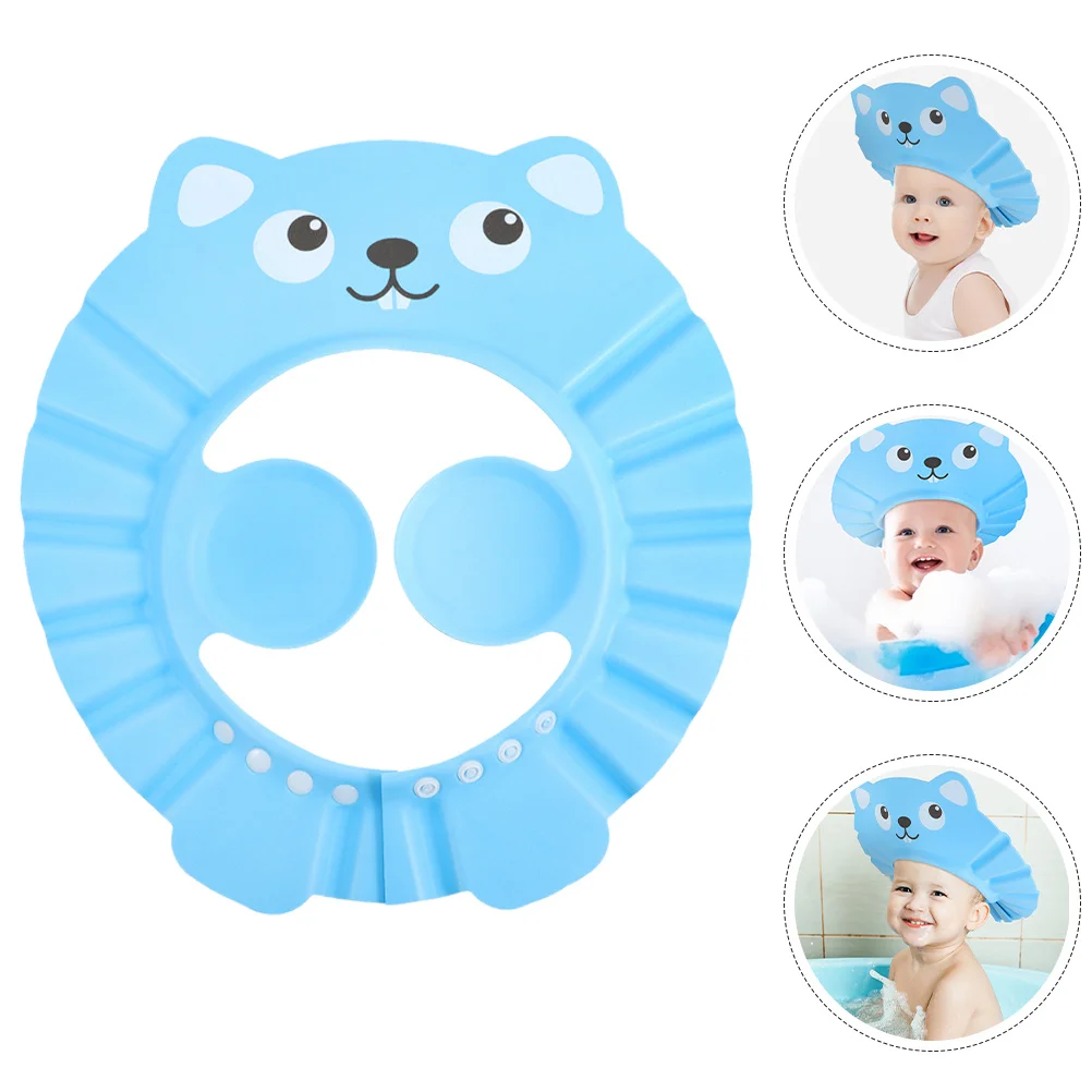 

2 шт. детские шапочки для душа, регулируемые шапочки для купания для малышей, мультяшный дизайн, щиток для мытья волос, детская шапочка для ванны для детей