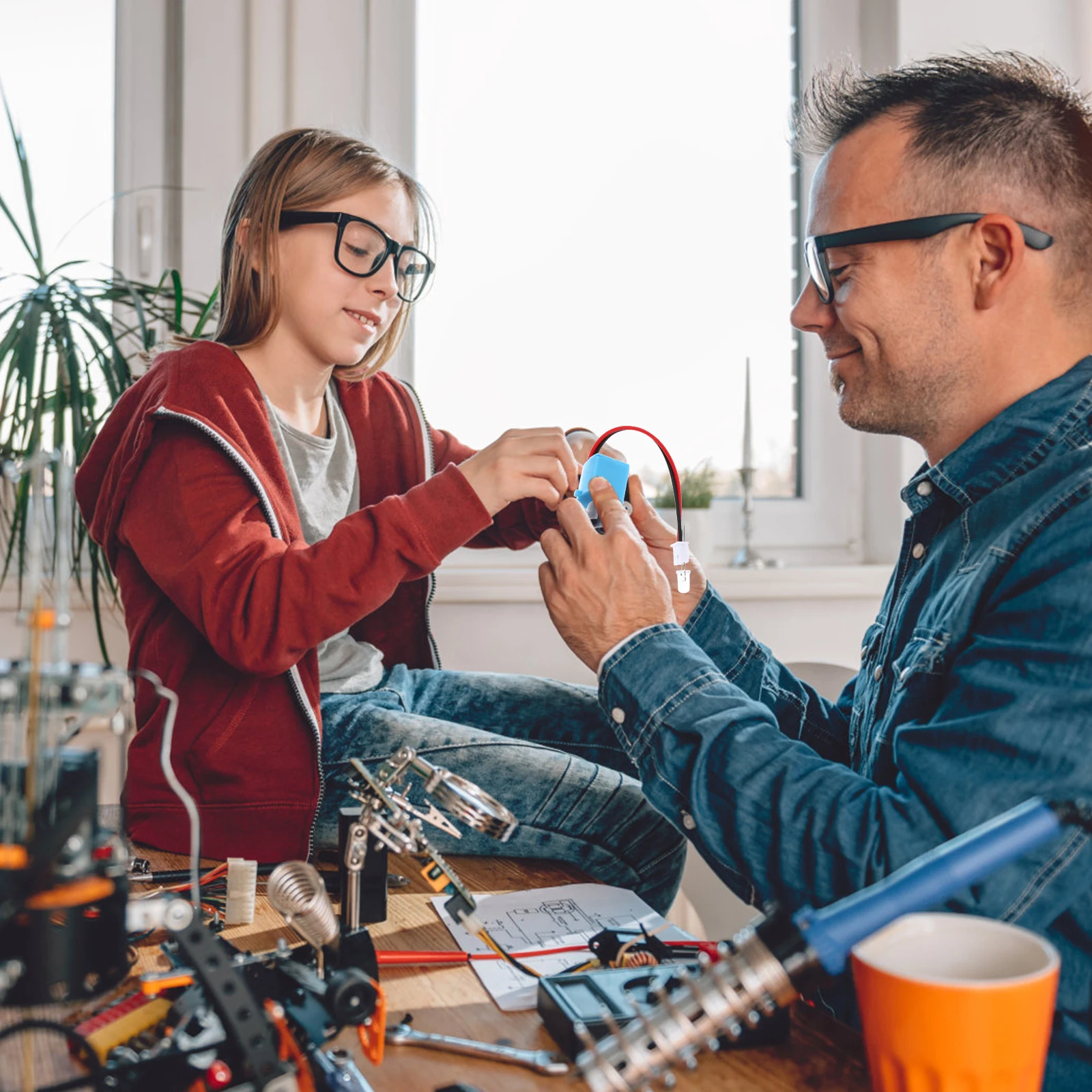 

1Set Hydroelectric Generator Mini Wind and Water Power Generator Set Useful Teaching Aids for Childrens Science Education and