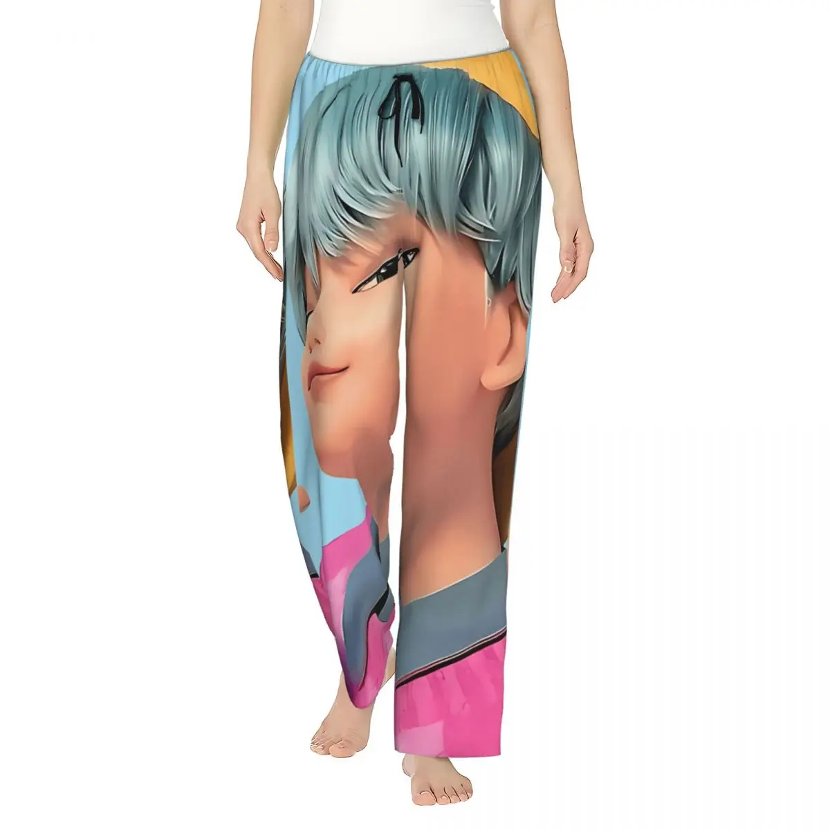 

BABY Saja Boys Kpop Demon Hunters пижамные штаны удобные пижамы для женщин повседневные спальные штаны больших размеров домашние брюки