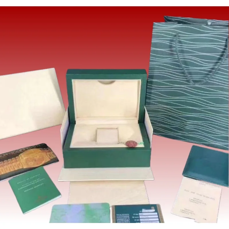 صندوق ساعة أخضر، دفتر بطاقات، مجموعة كاملة من البطاقات، صندوق ساعة مزخرف عالي الجودة، علامة تجارية بدون أصل، نيوجو، البر الرئيسى الصيني #1