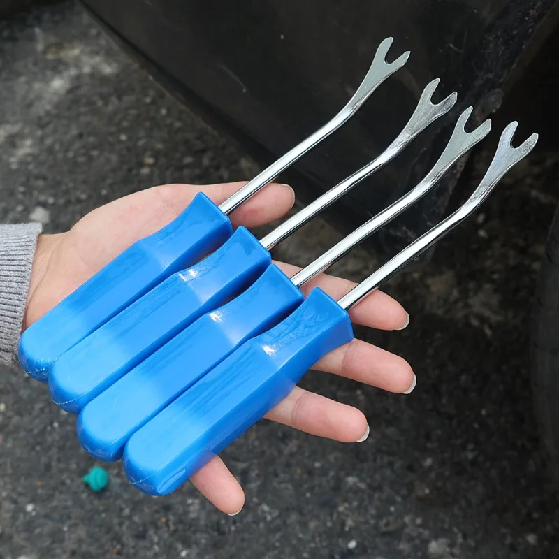 Car Remover Tool Screwdriver Nail Puller Car Door Trim Remove Pry Panel Repair Plier Tool Clip Open Tool Quickly Fastener C Y0F0