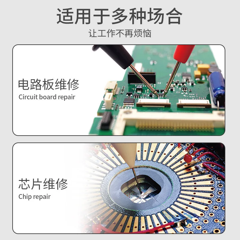 Helping Hand with Magnifying Glass, Third Hand Solder Aid, Soldering Wire Station Stand with Dual Alligator Clips, Solder Holder