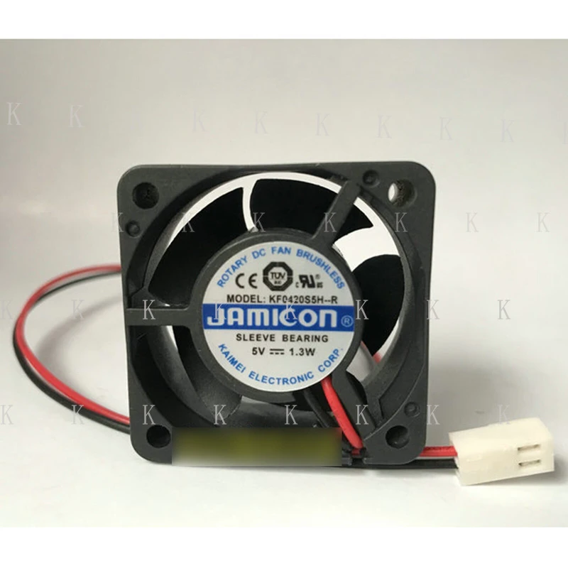 C   1 PCS New FOR JAMICON KF0420S5H-R DC 5V 1.3W 2 Pin Switch Silent Fan #xz