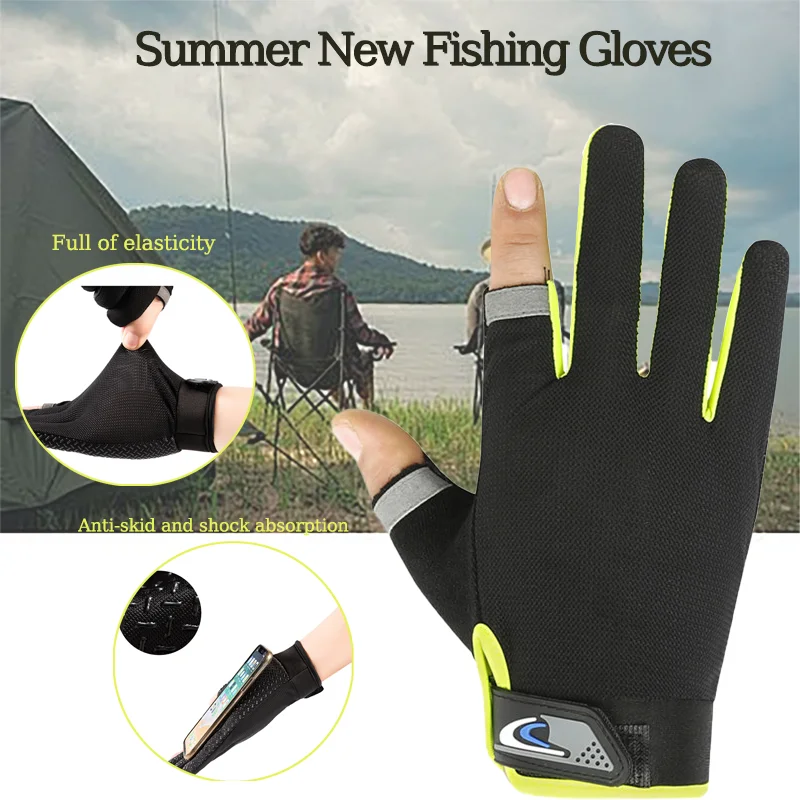 Summer Professional Fishing Catching Gloves for Men& Women Anti-slip Fish Release Gloves Outdoor Protective Handwear for Angling