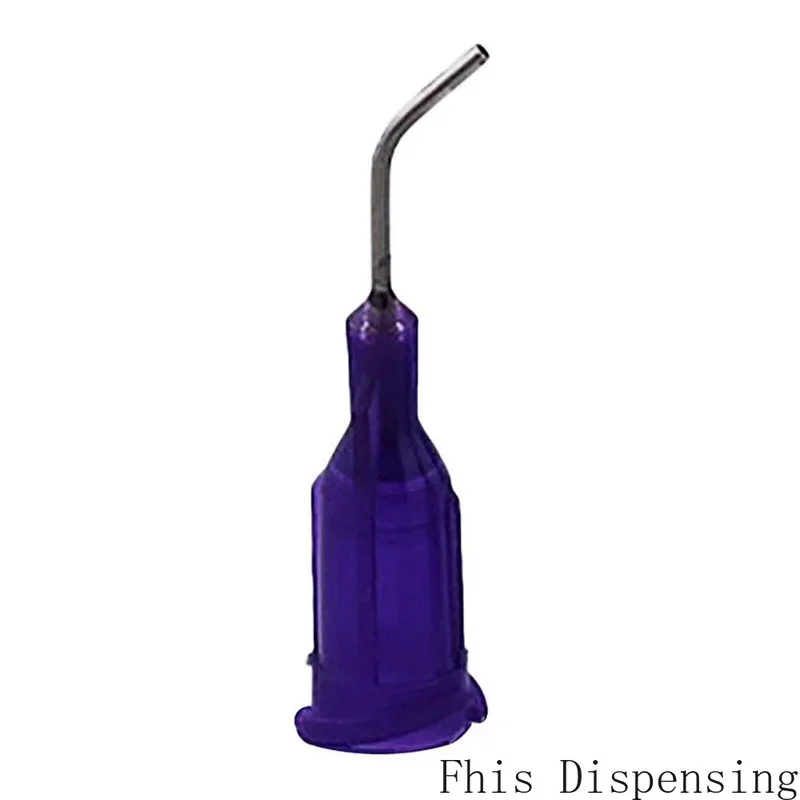 Stainless Steel Distribution Blunt Tip 21G 45 Degrees Elbow Dispensing Needles Pack of 20