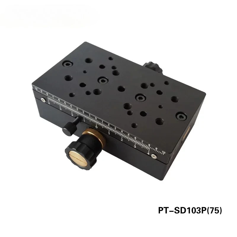PDV PT-SD103P High Precision Translation Platform Manual Displacement Platform X-axis Screw Slide