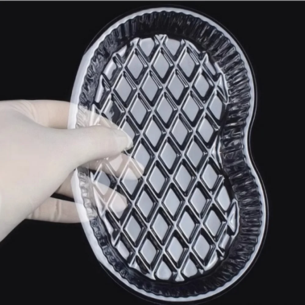

10pcs/5Bags Medical Dental Surgical Tray Disposable Disinfection Tray Sterile Kidney Tray Waist Dish Plates Storage Box