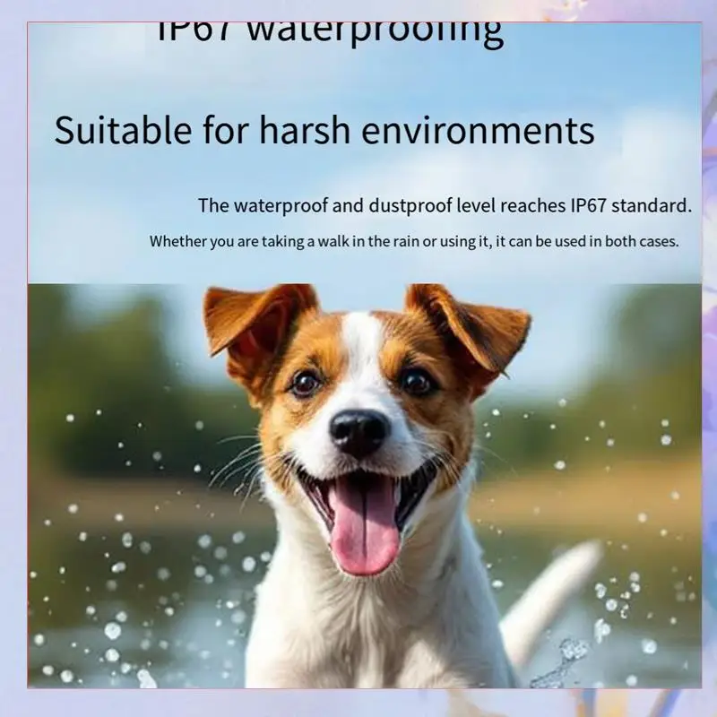 

4G Dog Tracking Collar Locator IP67 Waterproof With Google Map Real Time Tracking For Pets GPS Locator-[A04I]