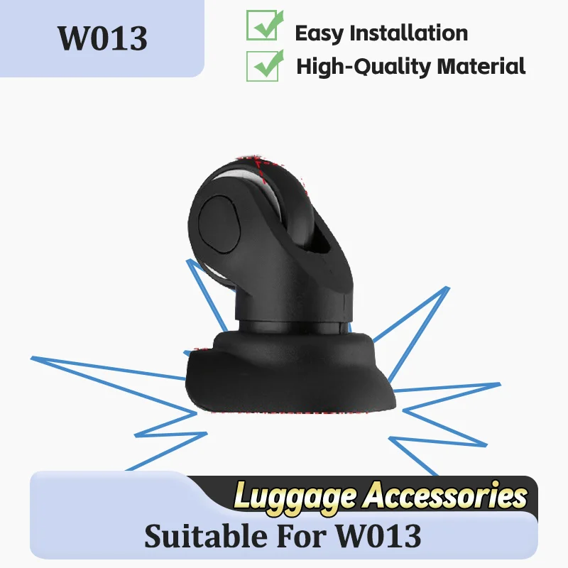 

For W013【Travel Essentials】Luggage Replacement Wheels - Heavy-Duty Silent Version - Instantly Repair Your Suitcase Wheels