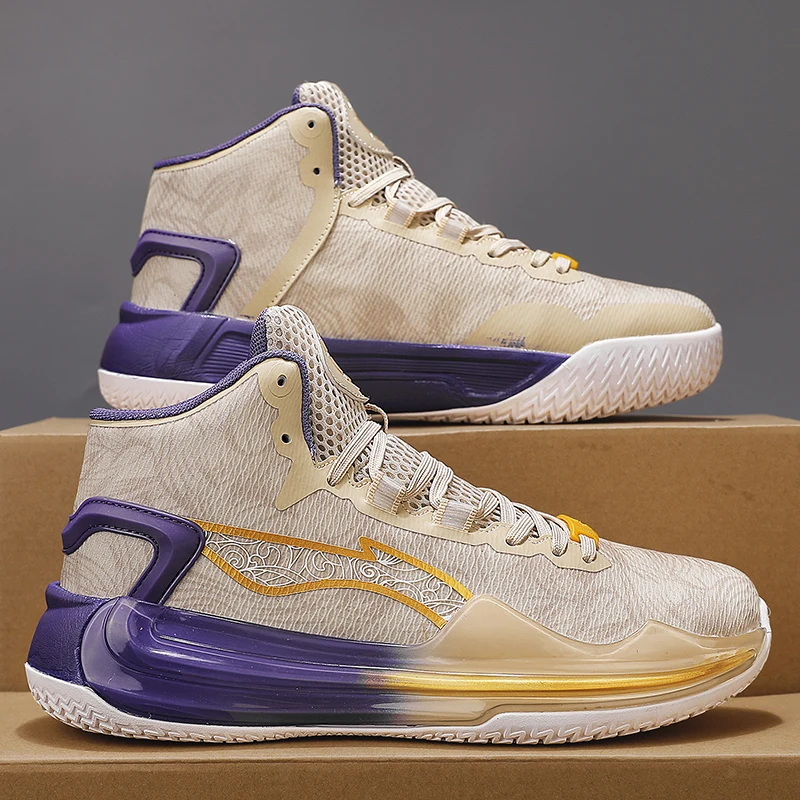 New 2025 professional comfortable lightweight training cushioning rebound basketball shoes sneakers summer new Very good