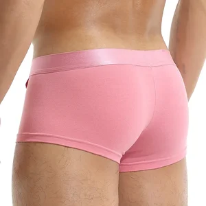 1/2 Stücke offen vorne Unterwäsche Männer Baumwolle sexy Männer Boxer Shorts atmungsable Bag Bulge Bag Männer 12 Cueca -Verkauf von Herren mit Eröffnung vor dem Vorgang - №1