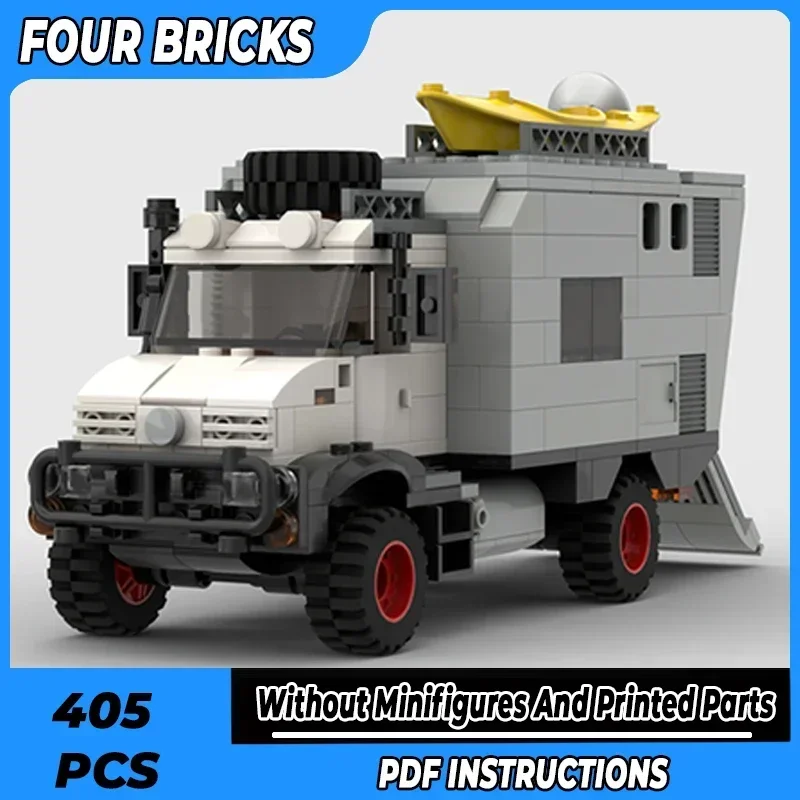 Moc Building Bricks City Car Model Off-road Camping Vehicle Technology Modular Blocks Gifts Christmas Toys DIY Sets Assembly