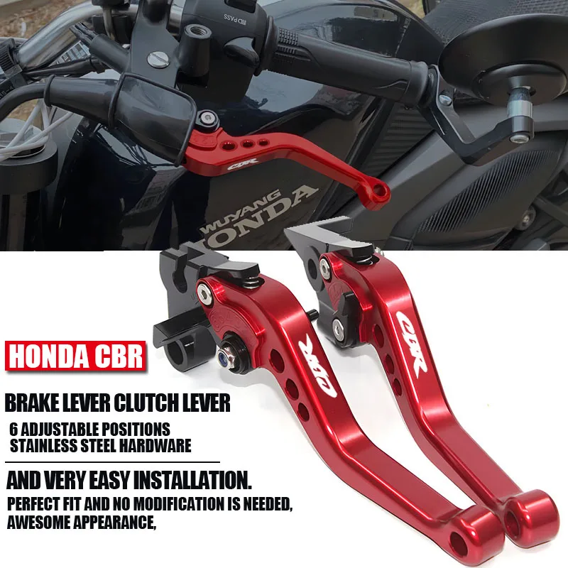 

Подходит для HONDA CBR600 CBR 600 F2 F3 F4 F4i 1991-2007 CBR900RR 1993-1999 CB919 аксессуары для мотоциклов Короткие Рычаги тормозной муфты