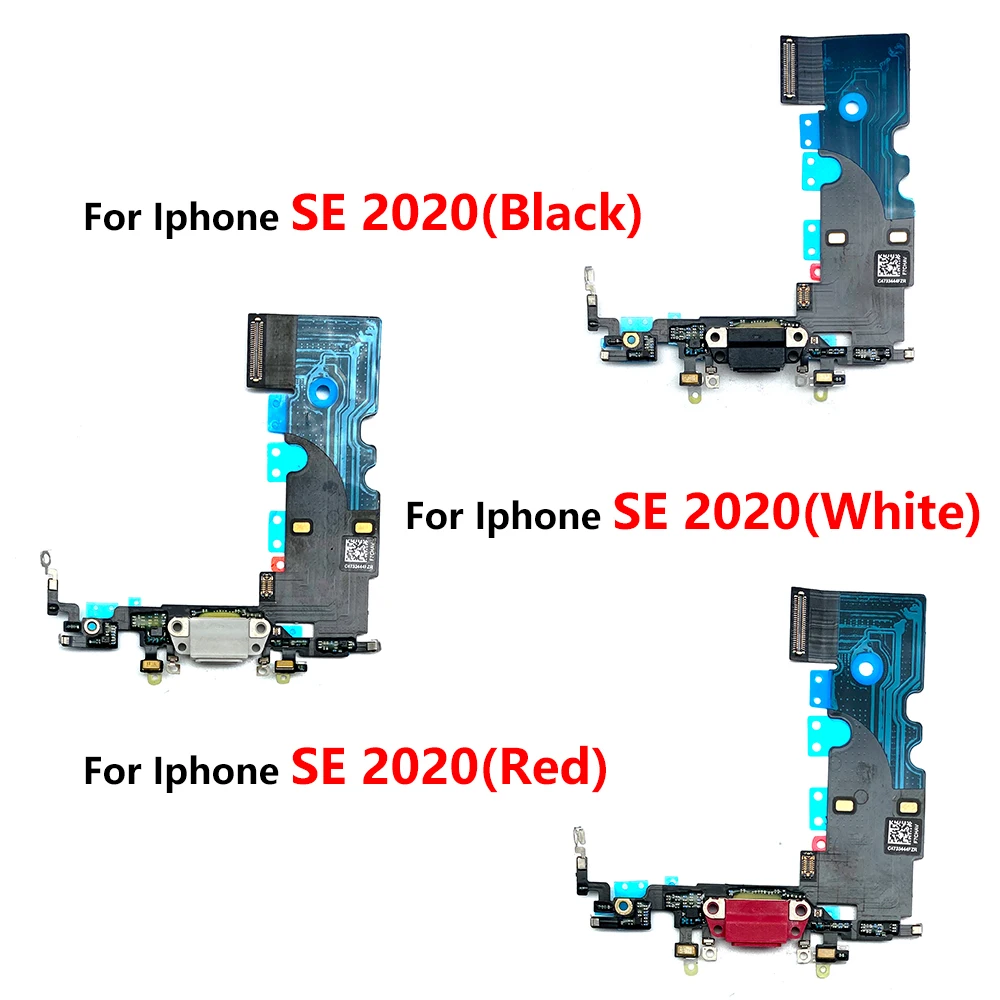 For iPhone Se 2020 Dock Connector Micro USB Charger Charging Port Flex Cable Microphone Board