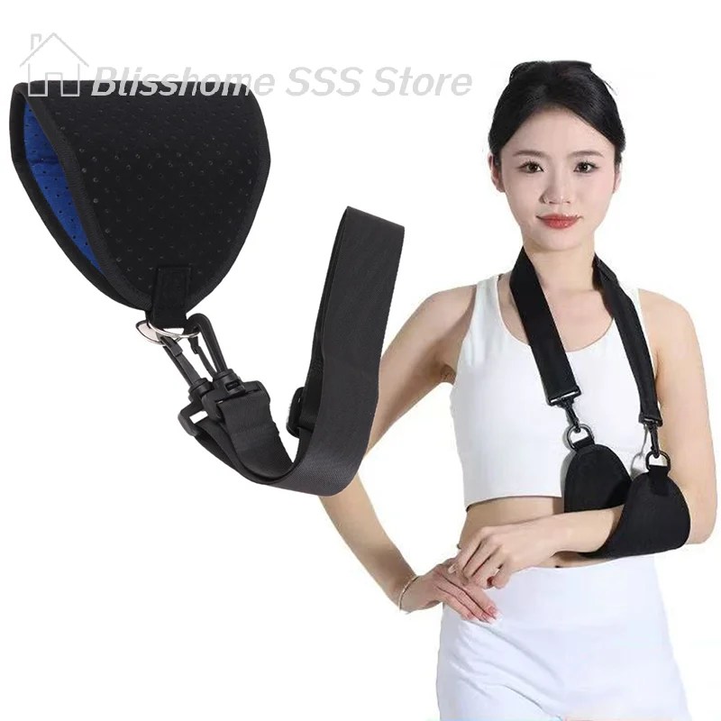

【S】Arm Sling Support Adjustable Breathable Shoulder Strap Brace Immobilizer Wrist Elbow Forearm Fracture Recovery Brace