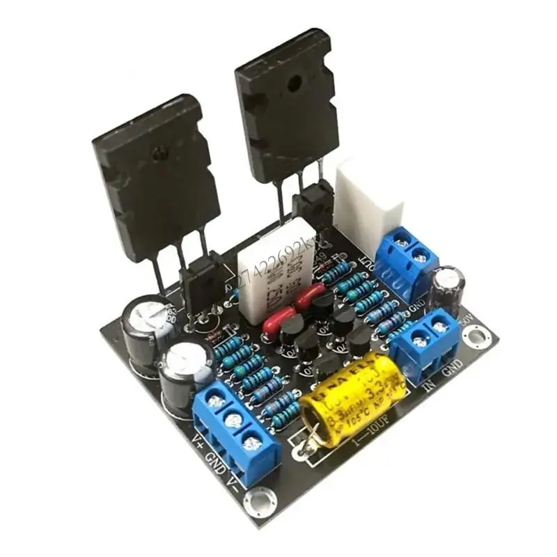 2SC5200+2SA1943 100W HIFI Sound Power Amplifier Board 100W Output Perfect for Home Sound Application Accessories