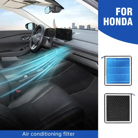 For Honda CRV CRZ HRV Accord Civic Fit Car Activated Carbon Cabin Air Conditioning Filter Air Conditioning Filter Element Filter