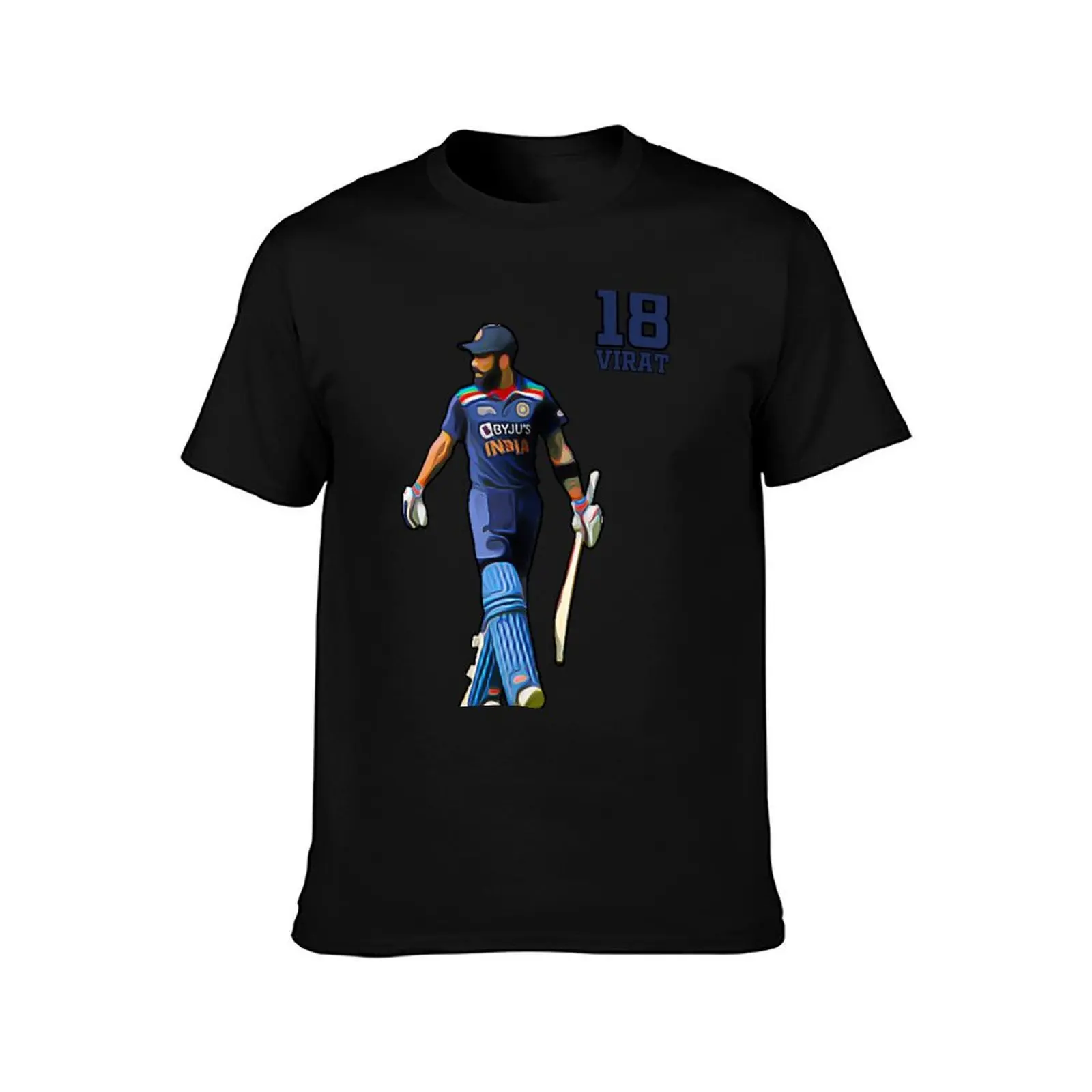 Virat Kohli - Indian Cricket Player - Batsman - T20 T-Shirt Casual Daily Outfit T-Shirt