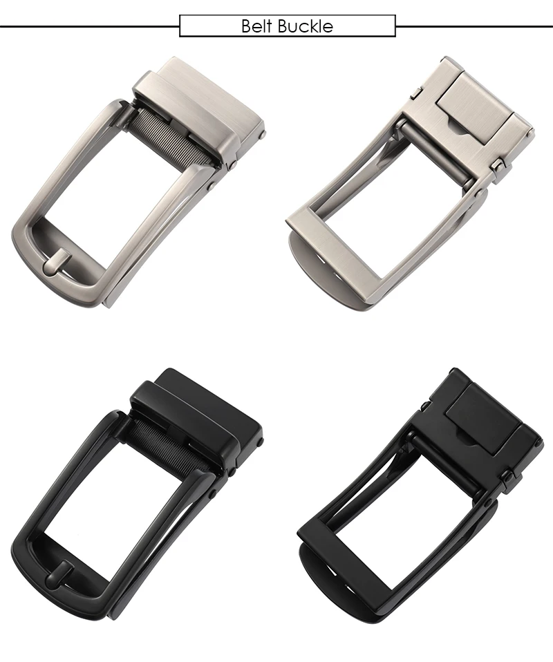 2022 Men's Genuine Leather Belt Hard Alloy Automatic Buckle Natural Cowhide 31mm Business Belt For Male Suit Non-porous Girdle