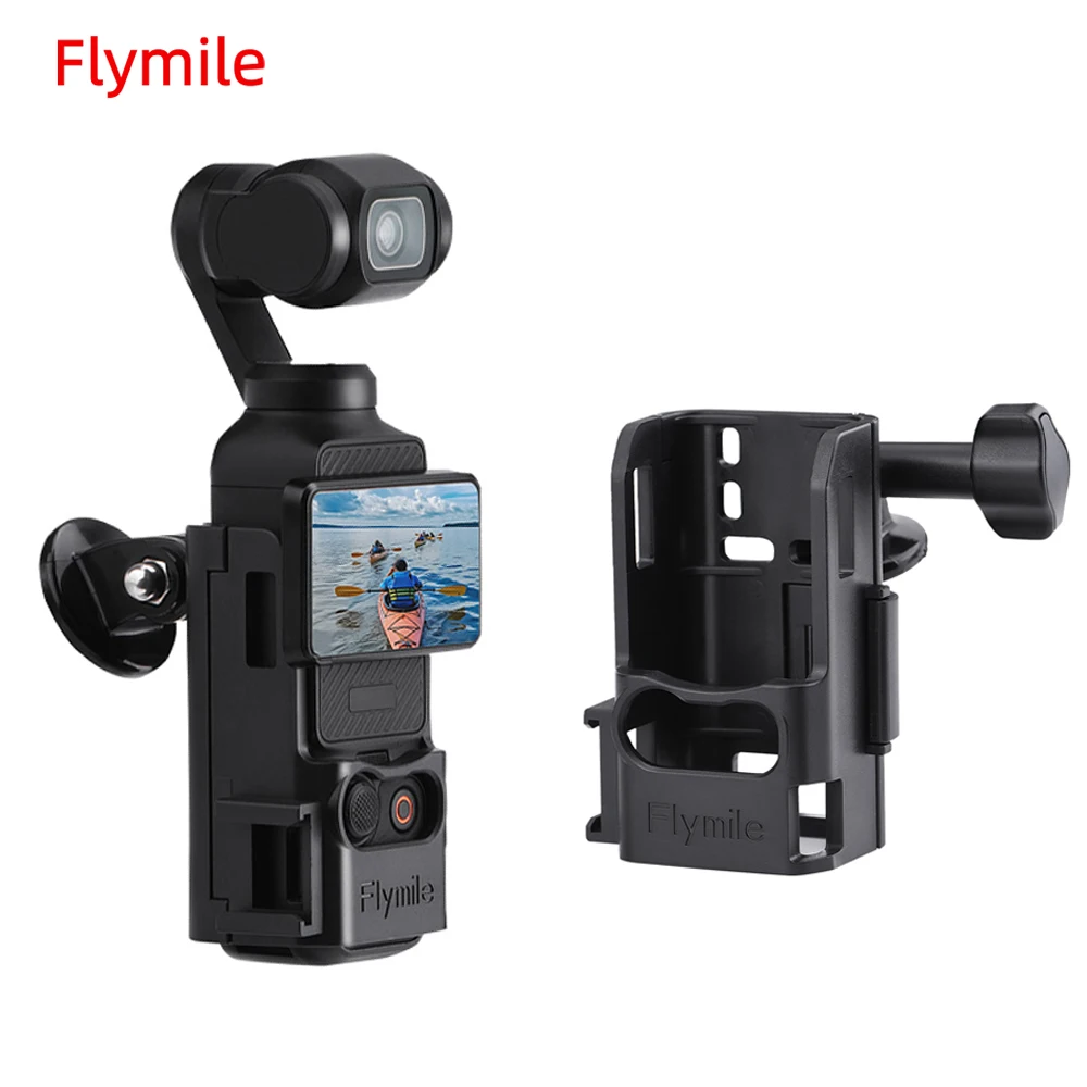 

Flymile Extension Bracket For DJI Osmo Pocket 3 Protection Shell With Cold Shoe Adapter Mount Camera Photography Accessories