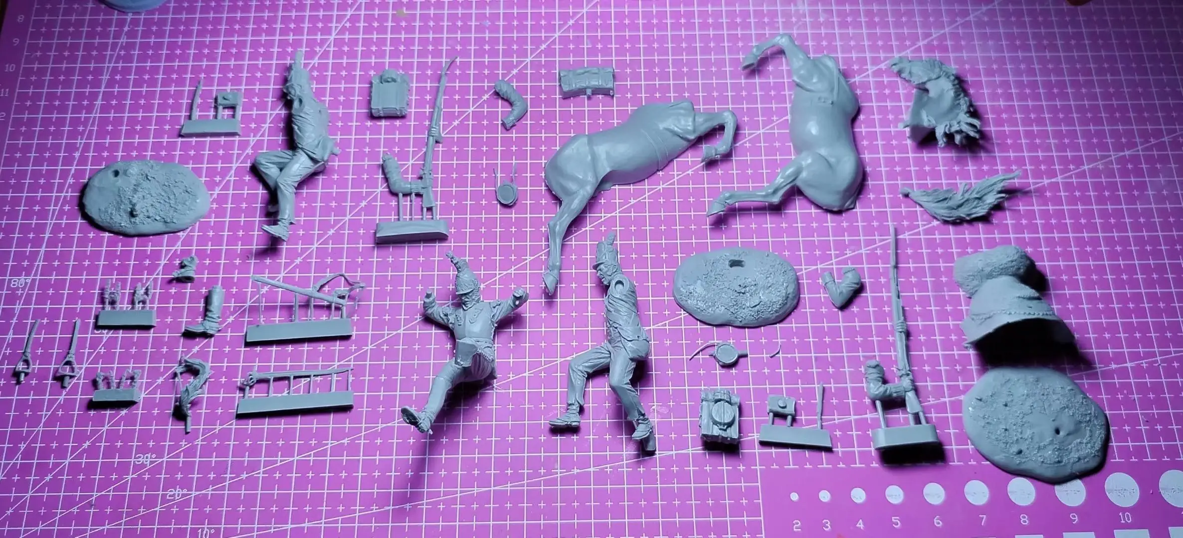 54mm  Resin Model Figure GK， Unassembled and unpainted kit