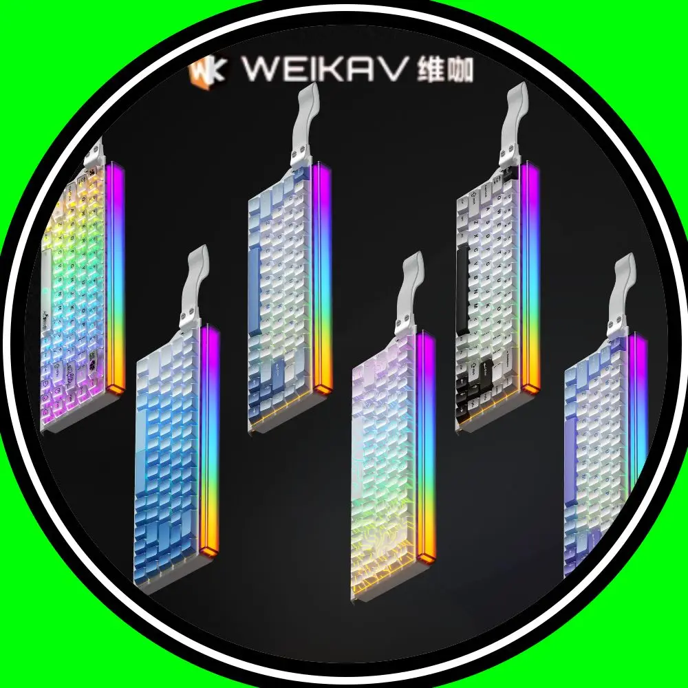 

Weikav Air68 Magnetic Keyboard Hot Swap Gasket 65 Percent 0.01RT Wired 8K Mechanical Gamed E-sports 0.125ms Low Delay Keyboard