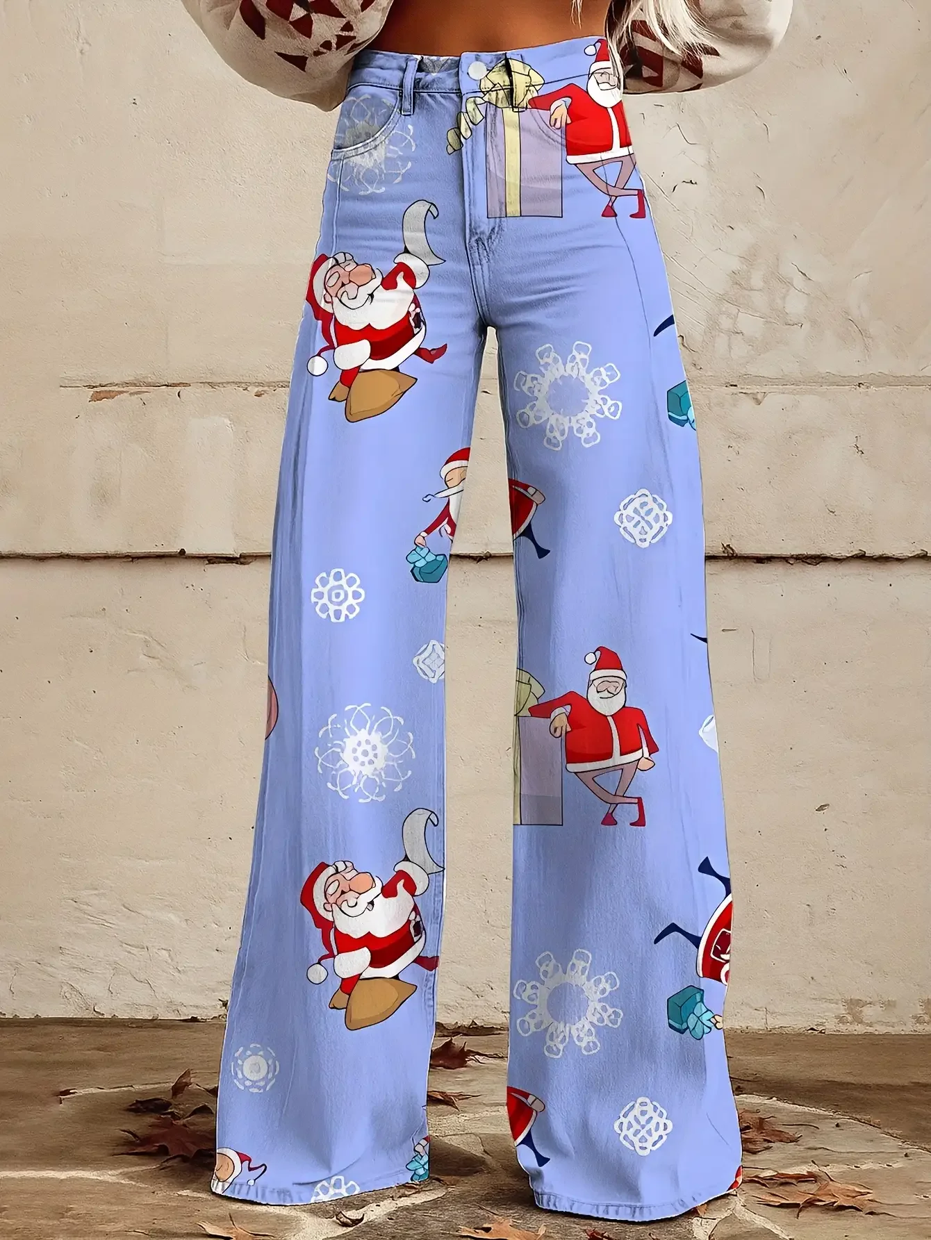Leisure holiday commuting, sweet girl with a strong sense of age reduction, essential trendy pants for autumn and winter