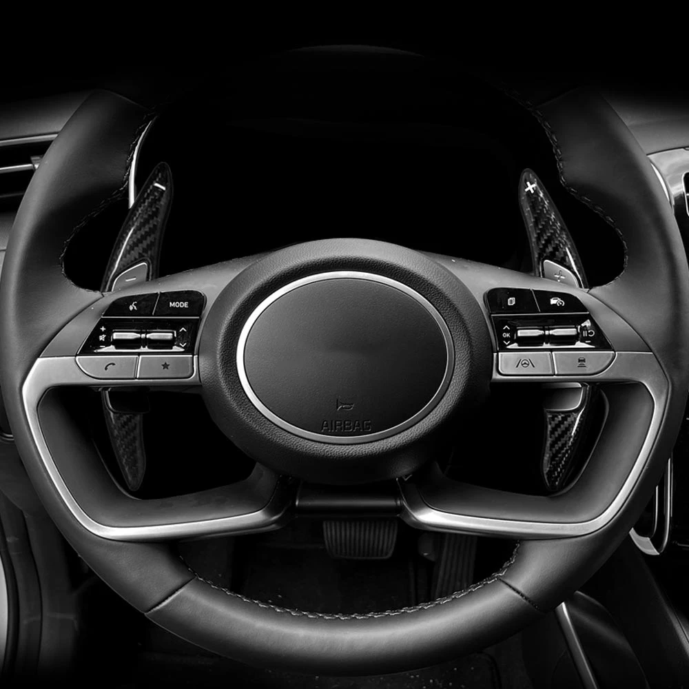 

Украшение интерьера автомобиля, алюминиевый сплав, углеродное волокно, удлинитель переключения передач для Hyundai Tucson NX4/для Genesis G7, аксессуары