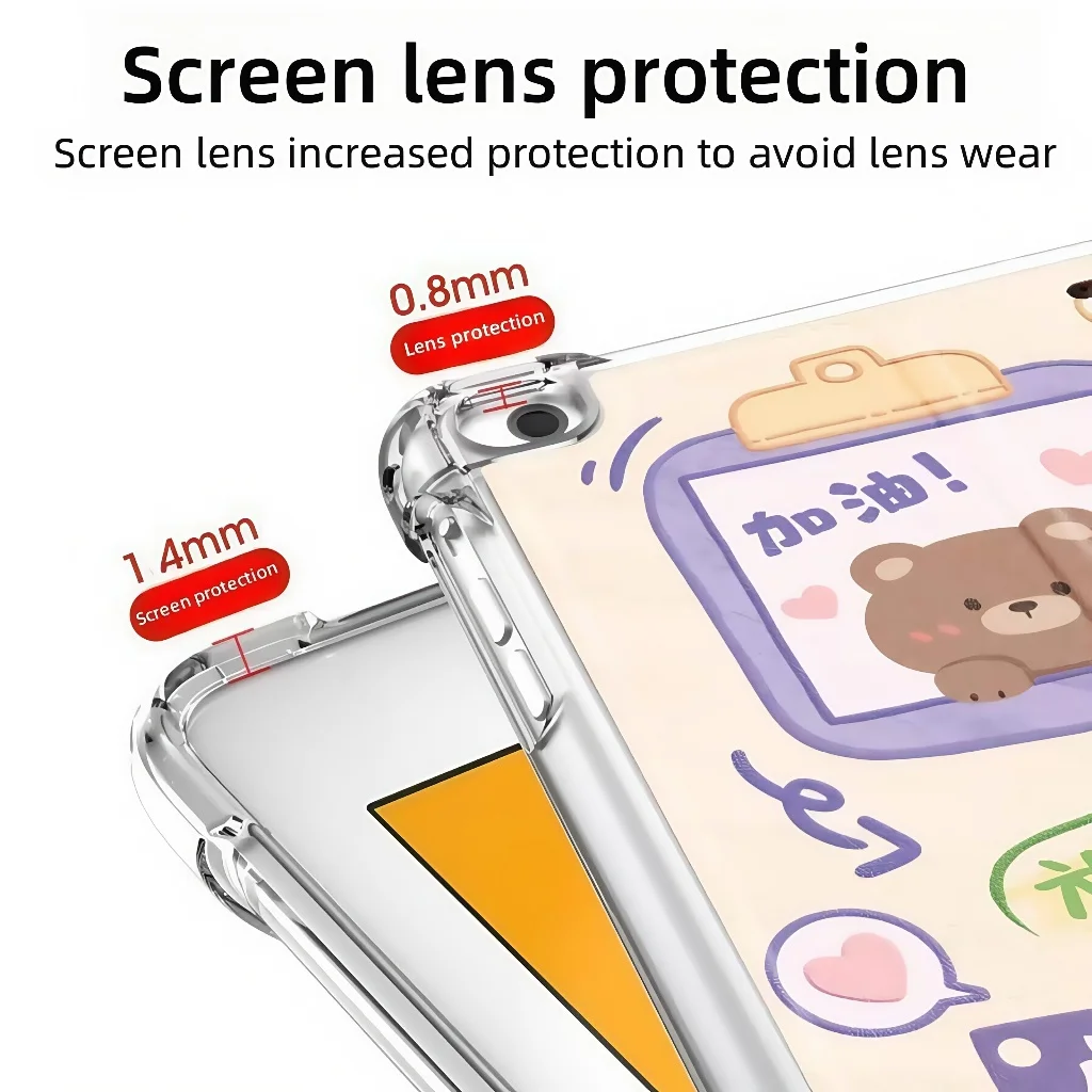 جديد لـ Xiaomi Redmi Pad SE 2024 8.7 "حامل مغناطيسي مع حامل تلقائي للاستيقاظ/النوم حافظة كمبيوتر لوحي Funda لـ Redmi Pad SE غطاء حماية