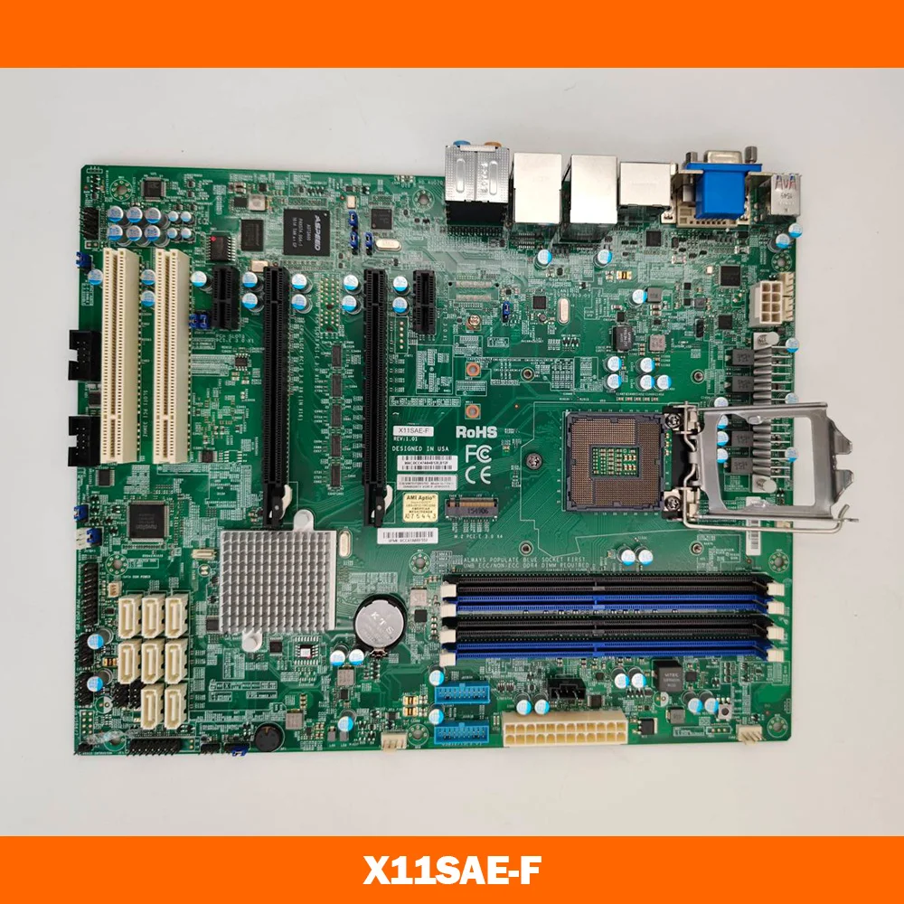 

Для материнской платы Supermicro C236 чипсет LGA1151 Xeon E3-1200 v5/v6 6-го/7-го поколения. Серия Core i7/i5/i3 DDR4 X11SAE-F