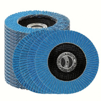 12Pcs 125mm Metal Sanding Flap Discs Angle Grinder Wheels Blade 40/ 60/80/120grit Flap Sanding Disc Angle Grinder Grinding Wheel