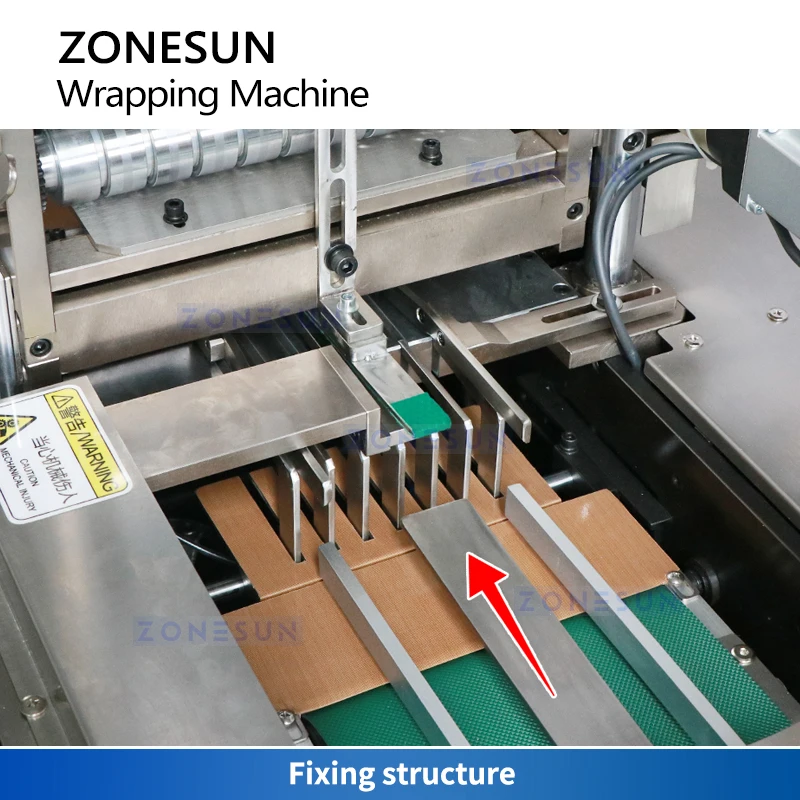 Zonesun ZS-TD650 Vollautomatische Hochgeschwindigkeits-Horizontal-Zellophan- und Schrumpfverpackungsmaschine für Lebensmittelkosmetik