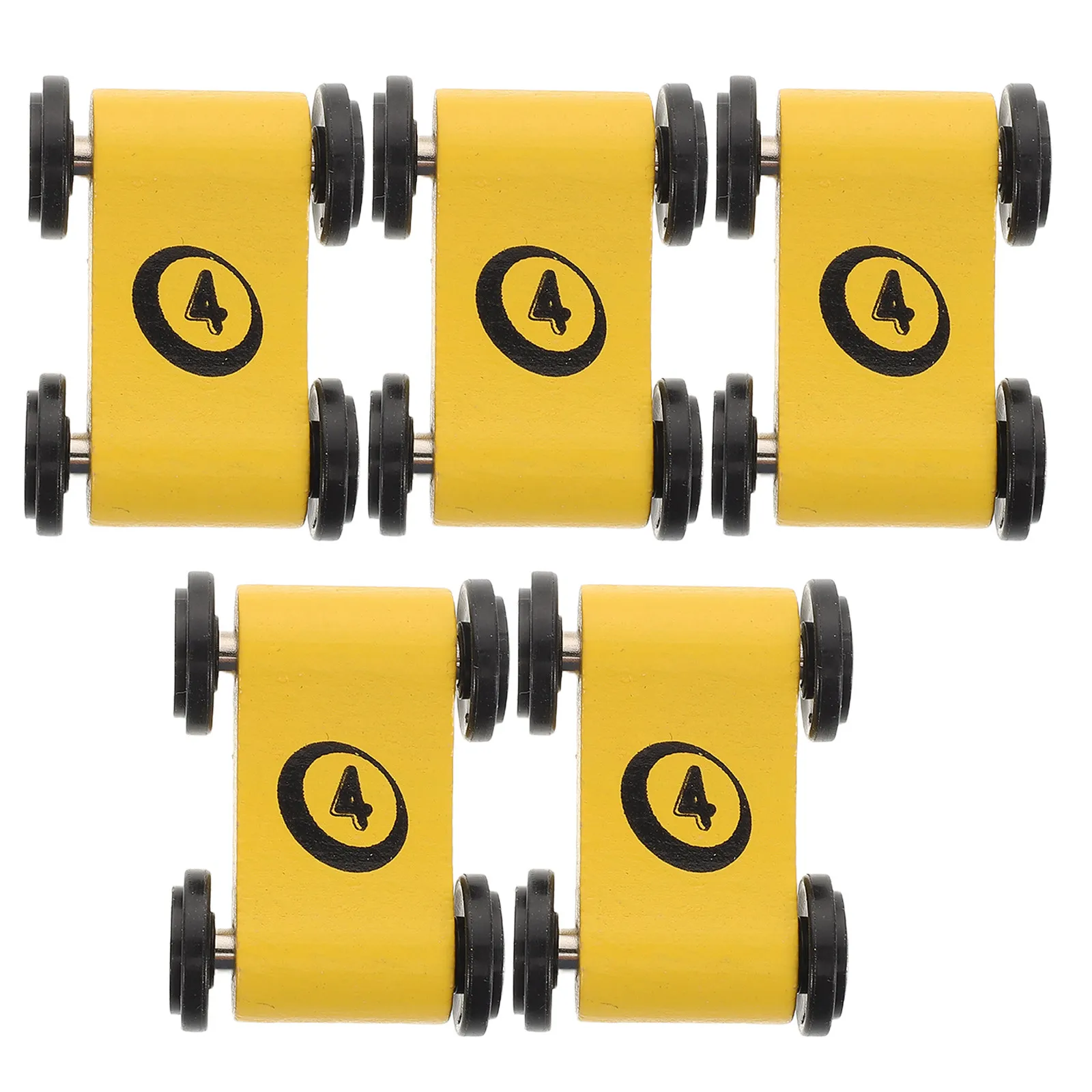 

5Pcs Montessori-Inspired Wooden Racing Cars with High- Track for Kids Hand-Eye Coordination Portable Tabletop