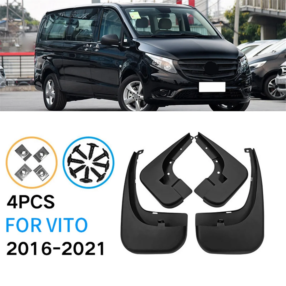 

Automotive Tire Soft Cover Mud and Sand Blocking Board for - 2016-2021 Parts