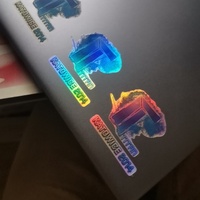Holographic Csgo Peripheral Stickers Physical Printing Physical Waterproof Mobile Phone Computer Laptop Car Sticker Gift