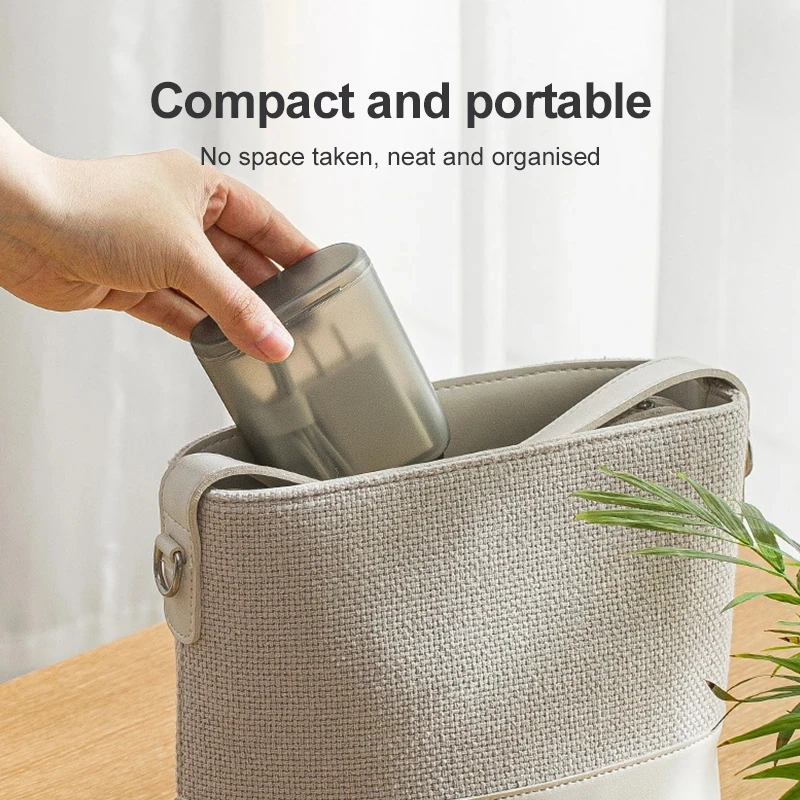 Dustproof Data Cable Storage Box Portable Desktop Mobile Phone Charger Box Transparent Cable Wire Container Drawer Office Home