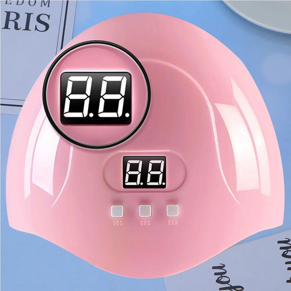 1PC 54W Smart Sensor Manicure Lamp Portable UV LED Nail Lamp Dual Light Sources Nail Gel Dryer USB Nail Polish Light-curing