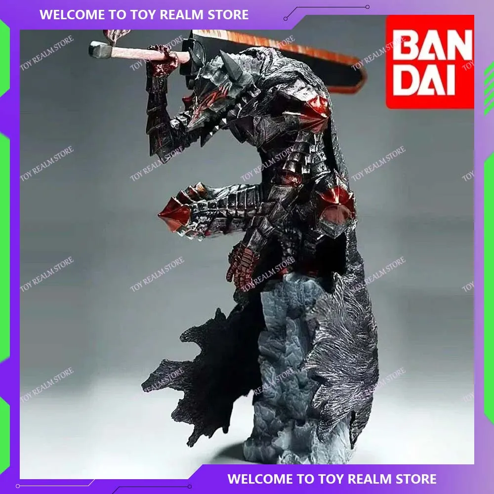 Figuras de acción de 25cm Berserk Anime Guts L, figura de armadura Berserker, estatua de espadachín negro Berserk, modelo coleccionable, juguete para regalo